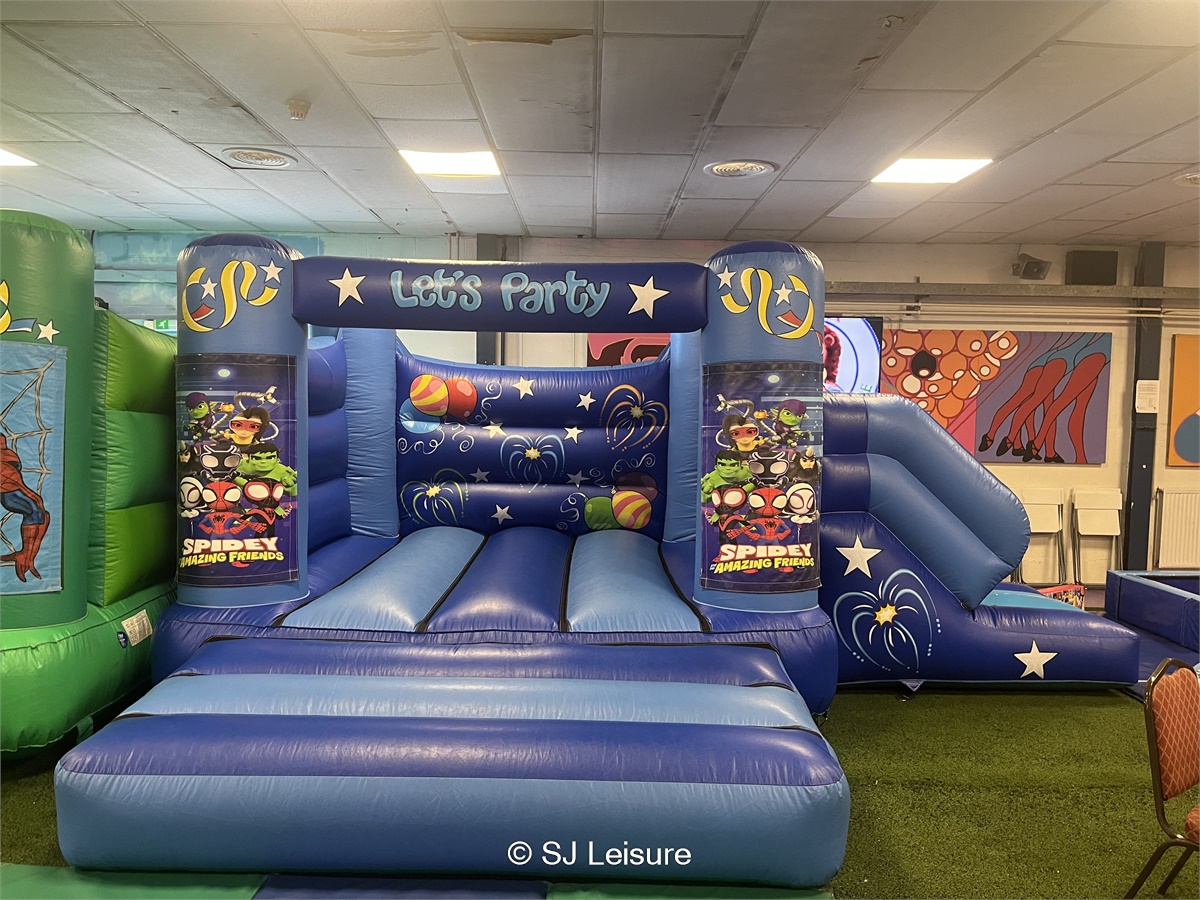 Indoor Spidey & His Amazing Friends Package - Bouncy Castle Hire ...