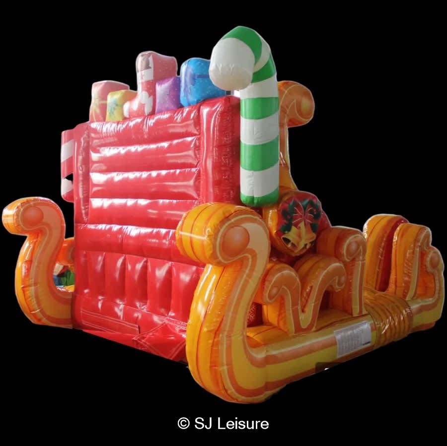 Inflatable Santa's Sleigh (Photo Prop) - Bouncy Castle Hire ...