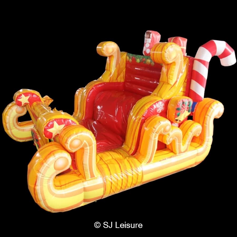 Inflatable Santa's Sleigh (Photo Prop) - Bouncy Castle Hire ...