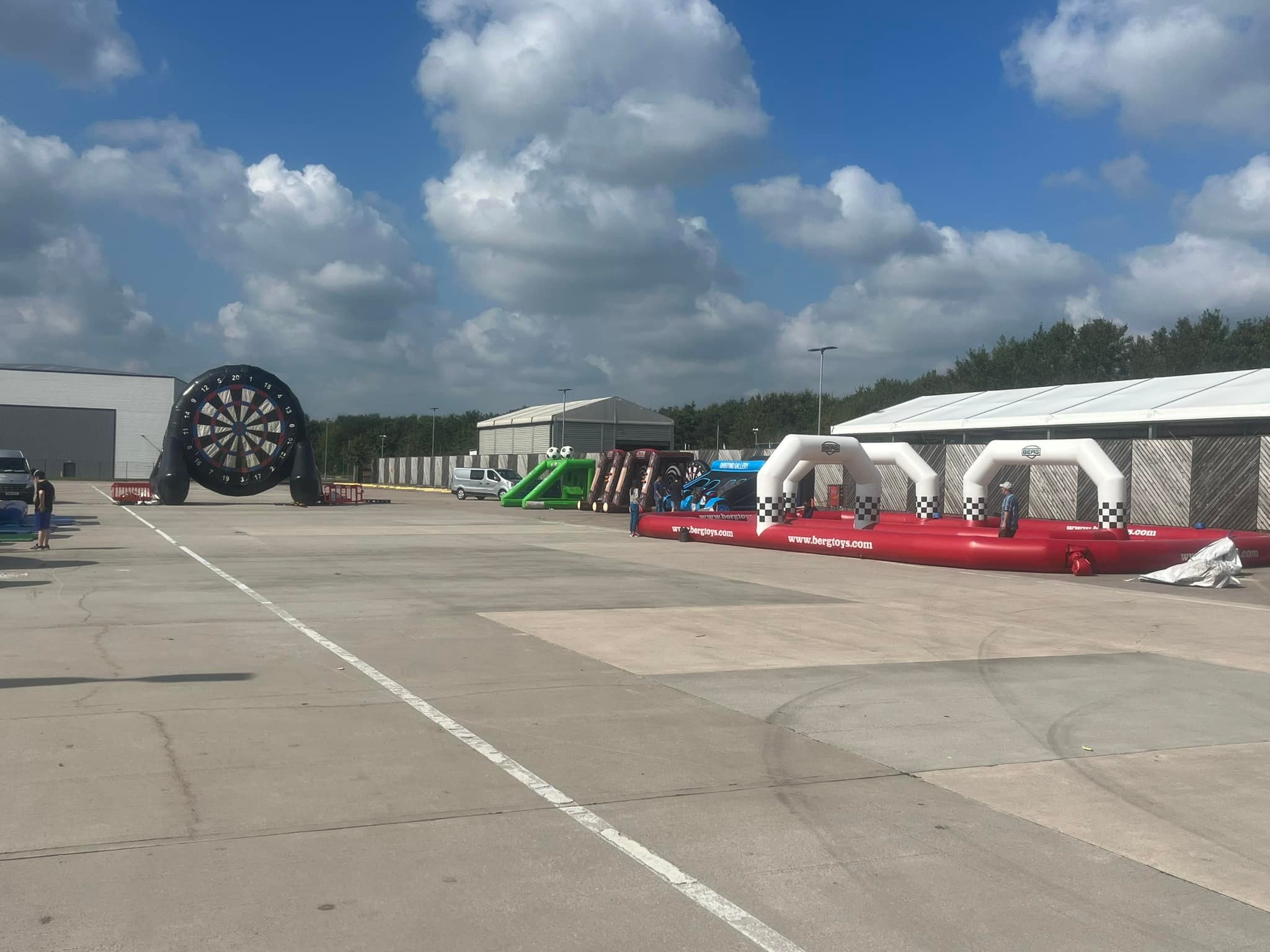 Inflatable Summer Fun Day at City Plumbing in Great Sankey, Warrington